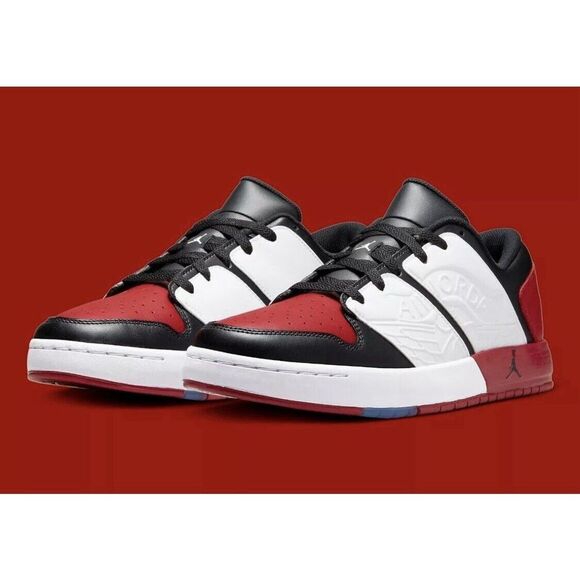 Nike Air Jordan NU Retro 1 Low Varsity Red Black Sneakers DV5141-601 Mens Sz 15 - Picture 4 of 12